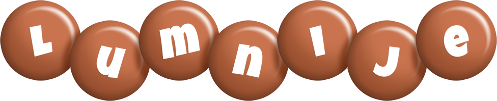 Lumnije candy-brown logo