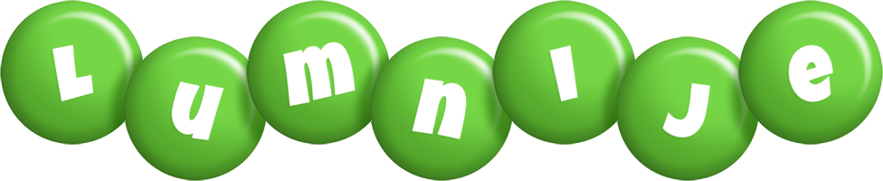 Lumnije candy-green logo