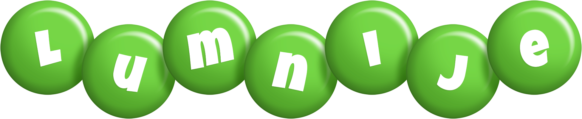 Lumnije candy-green logo