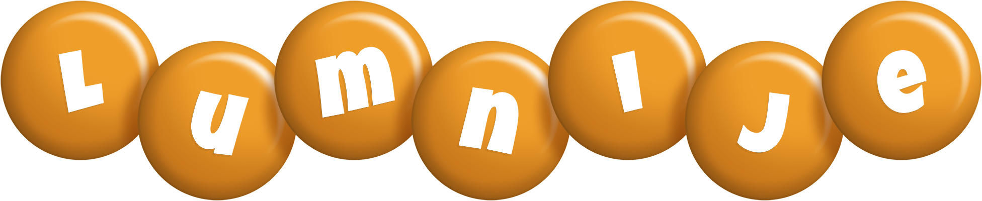 Lumnije candy-orange logo