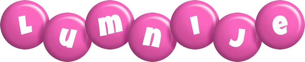 Lumnije candy-pink logo