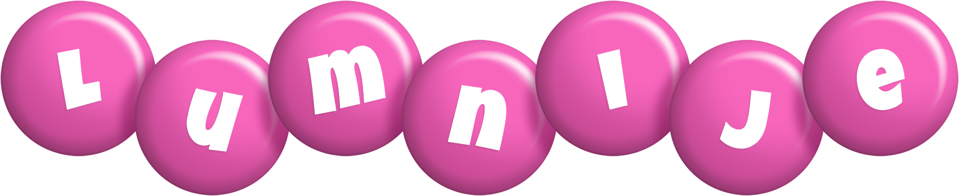 Lumnije candy-pink logo