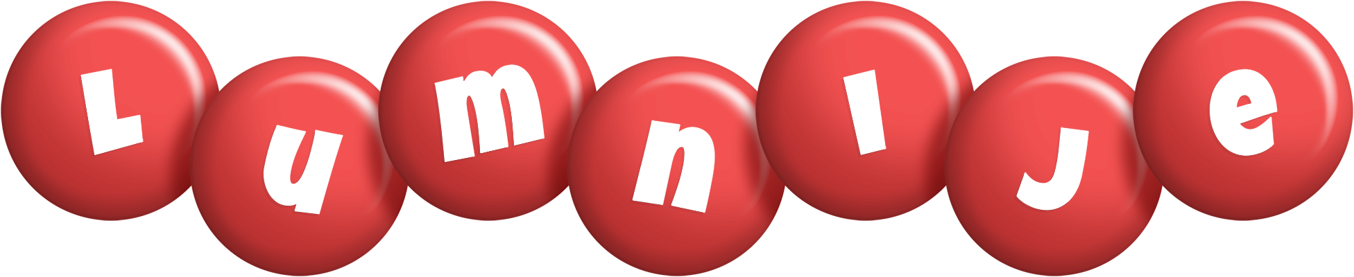 Lumnije candy-red logo