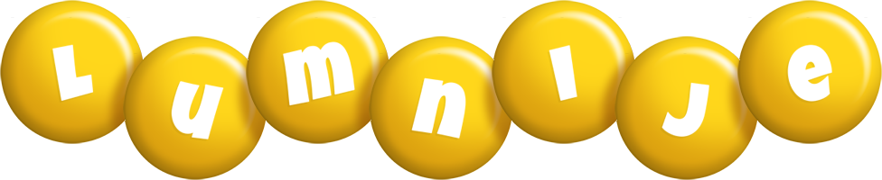 Lumnije candy-yellow logo