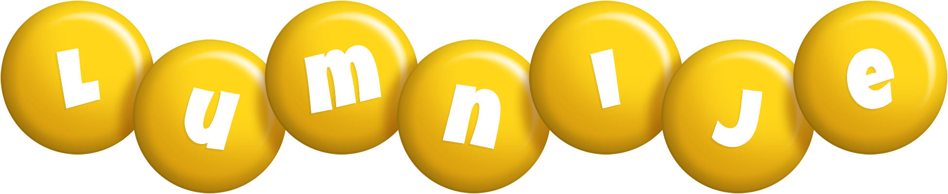 Lumnije candy-yellow logo