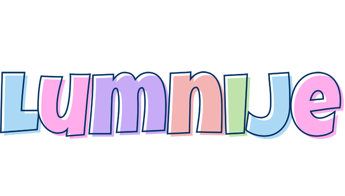 Lumnije pastel logo