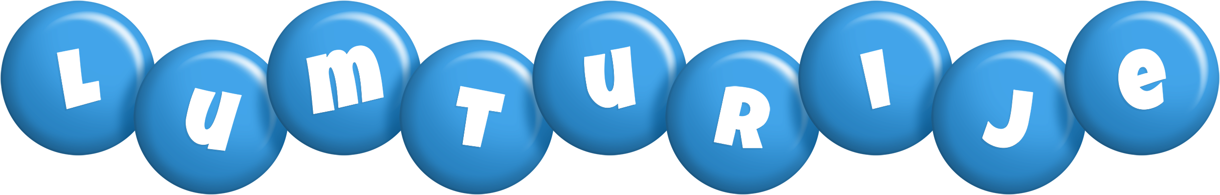 Lumturije candy-blue logo