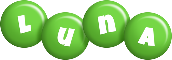 Luna candy-green logo