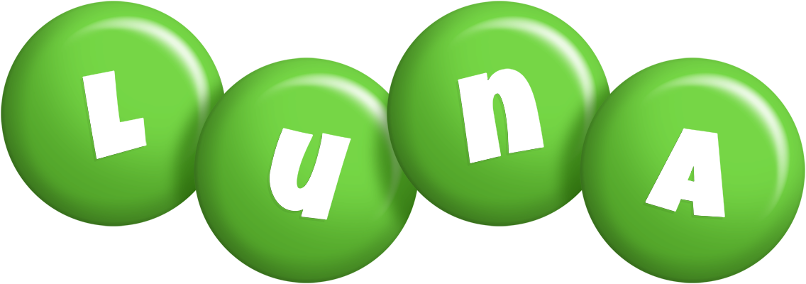 Luna candy-green logo