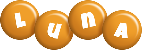 Luna candy-orange logo