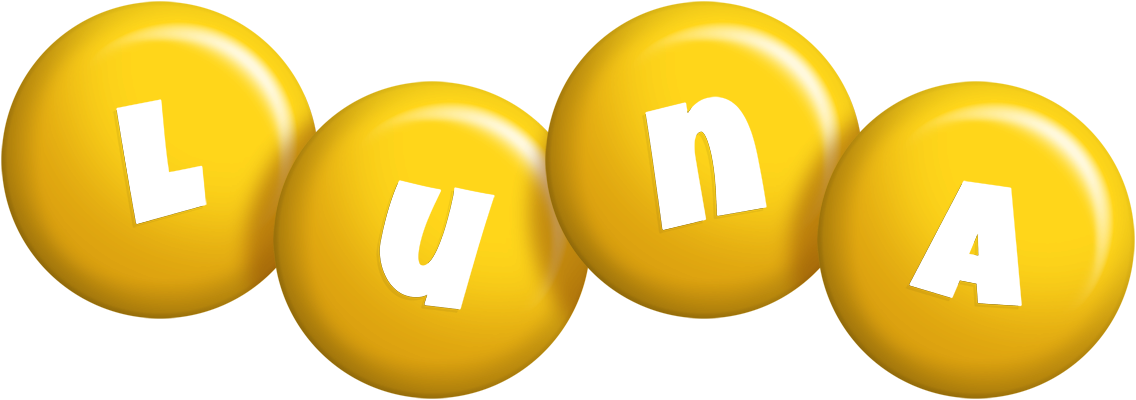 Luna candy-yellow logo