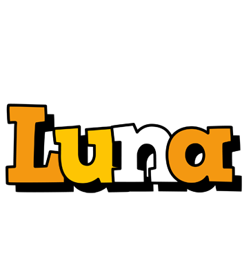 Luna cartoon logo