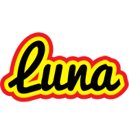 Luna flaming logo