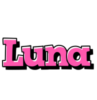 Luna girlish logo