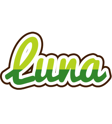 Luna golfing logo