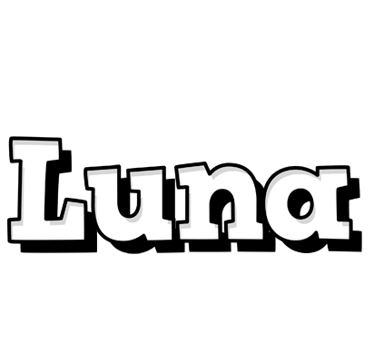 Luna snowing logo