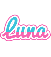 Luna woman logo