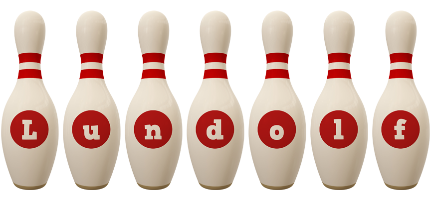 Lundolf bowling-pin logo