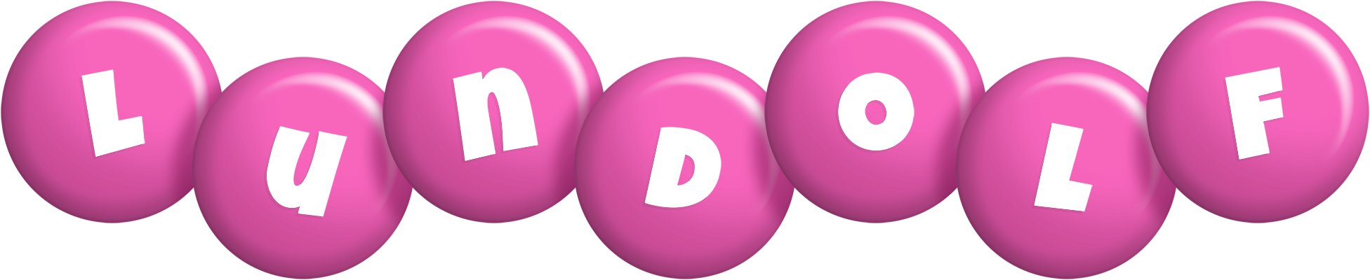 Lundolf candy-pink logo