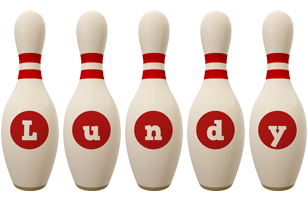 Lundy bowling-pin logo