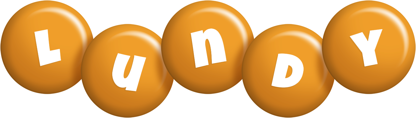 Lundy candy-orange logo