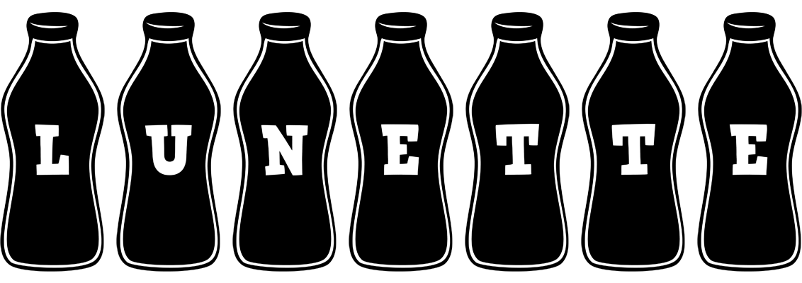 Lunette bottle logo