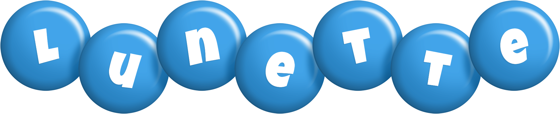 Lunette candy-blue logo
