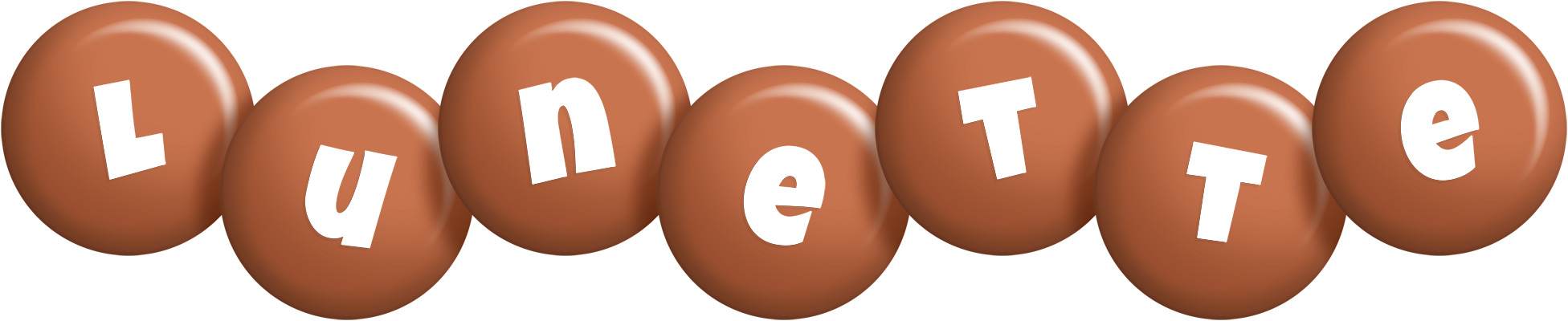 Lunette candy-brown logo