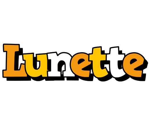Lunette cartoon logo