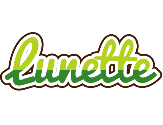 Lunette golfing logo