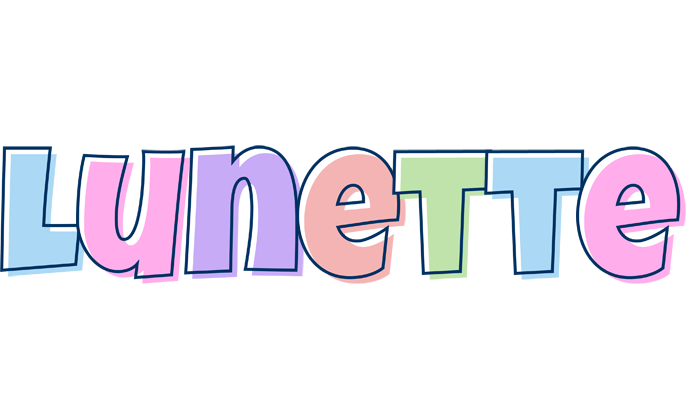 Lunette pastel logo