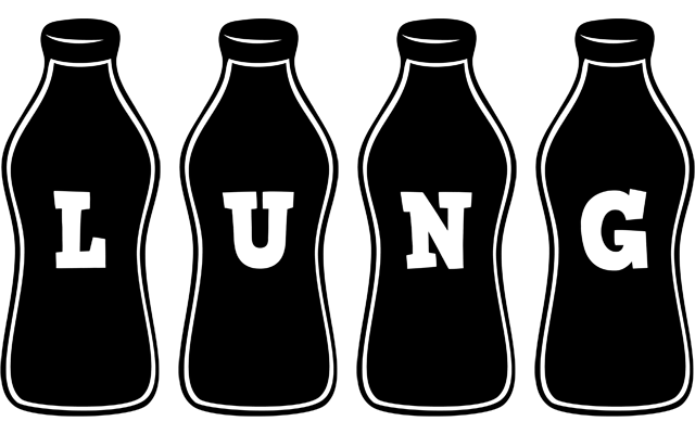 Lung bottle logo