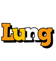 Lung cartoon logo