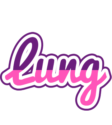 Lung cheerful logo