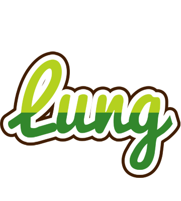 Lung golfing logo