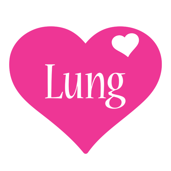 Lung love-heart logo