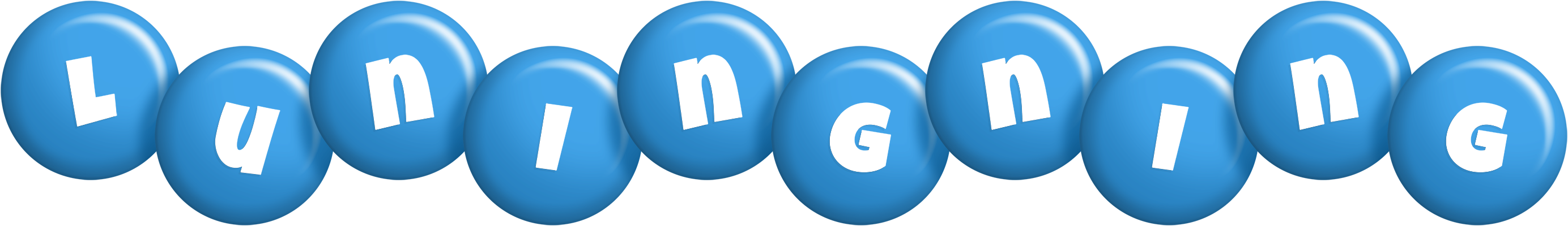 Luningning candy-blue logo