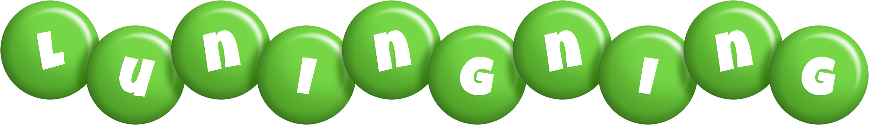 Luningning candy-green logo