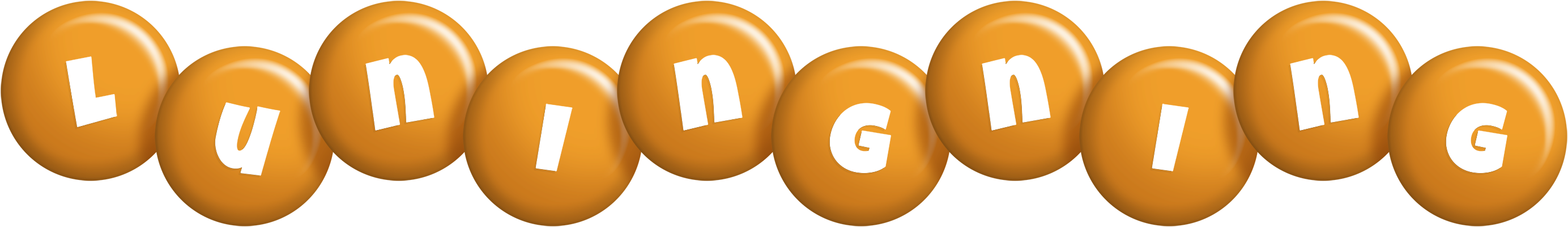 Luningning candy-orange logo