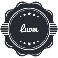 Luom badge logo