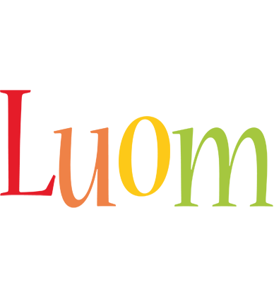 Luom birthday logo