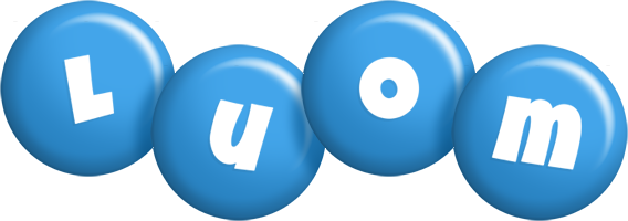 Luom candy-blue logo