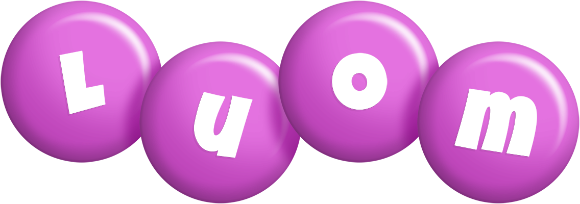Luom candy-purple logo