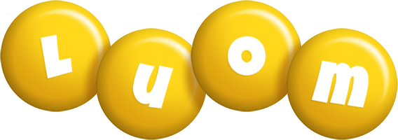 Luom candy-yellow logo