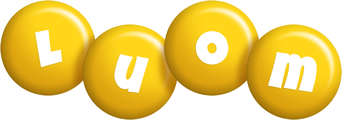 Luom candy-yellow logo