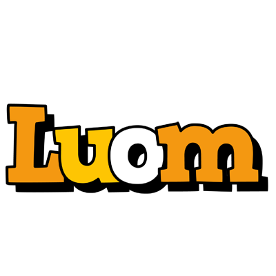 Luom cartoon logo