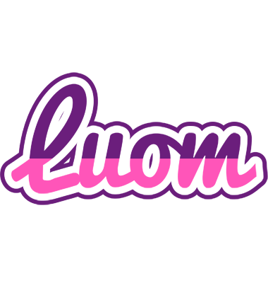 Luom cheerful logo