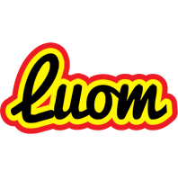 Luom flaming logo