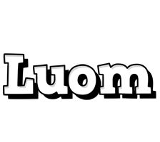 Luom snowing logo