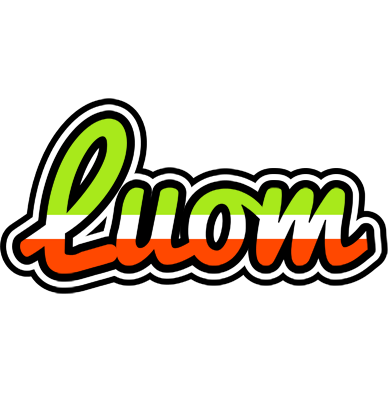 Luom superfun logo
